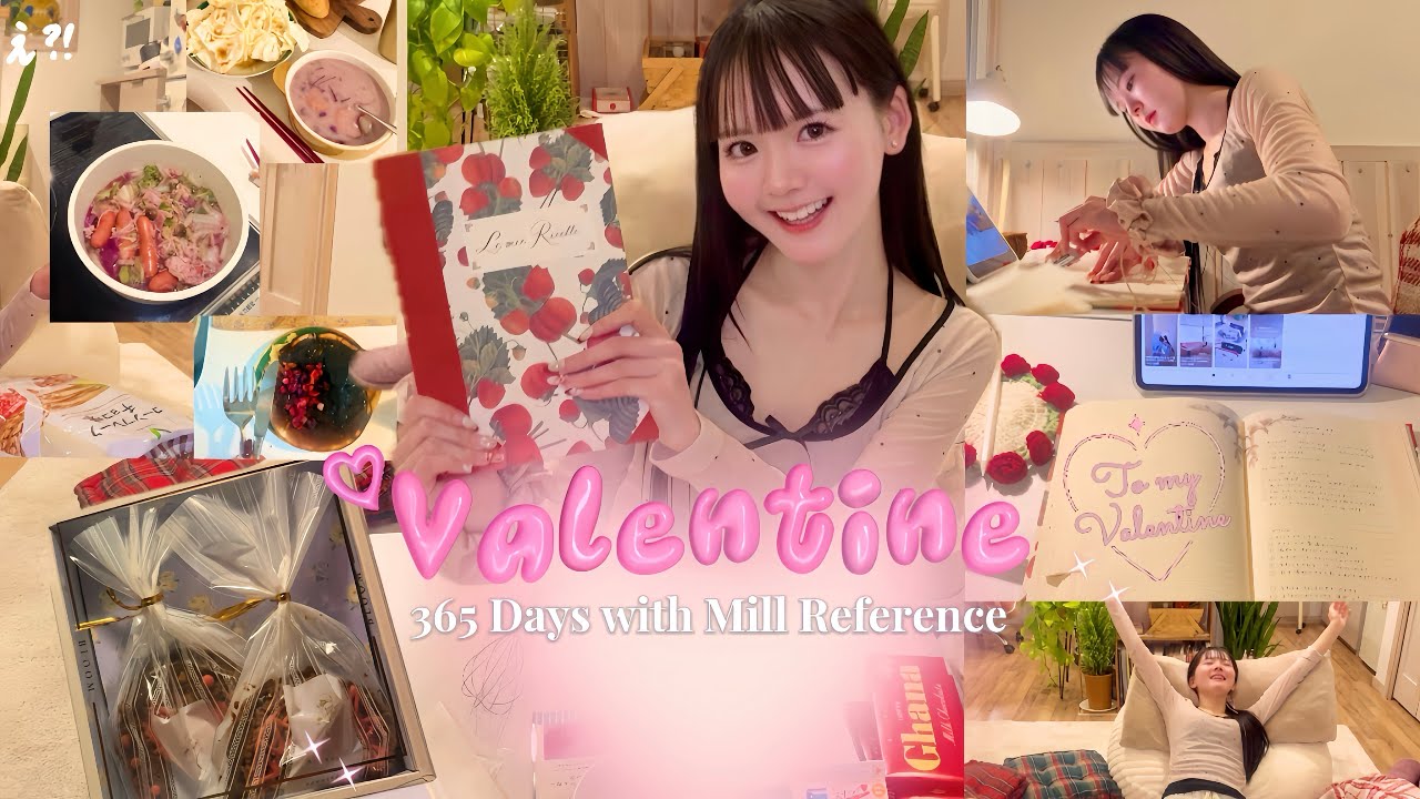 【料理苦手女子】話題のバレンタインレシピ作ってみた結果が予想外すぎた…🎀💐⌇参考動画: ミルと365日 様🍫˖ ࣪⊹