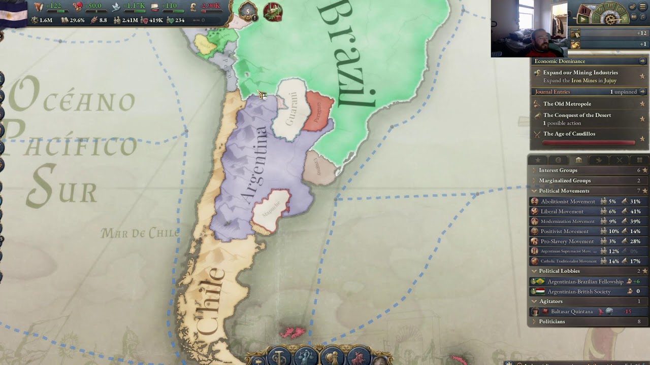 “LIVE: Turning Argentina Into an Industrial SUPERPOWER in Victoria 3!”