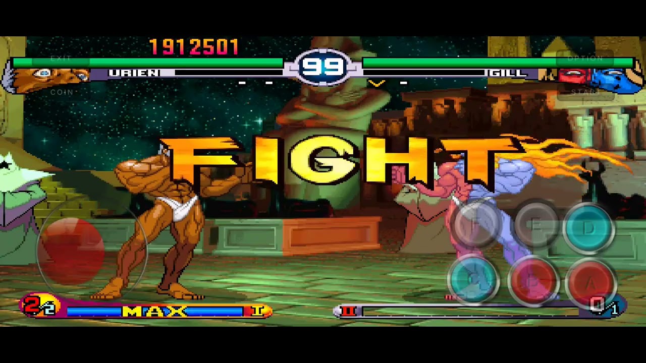 Street Fighter III: 2nd Impact -Urien vs Gill