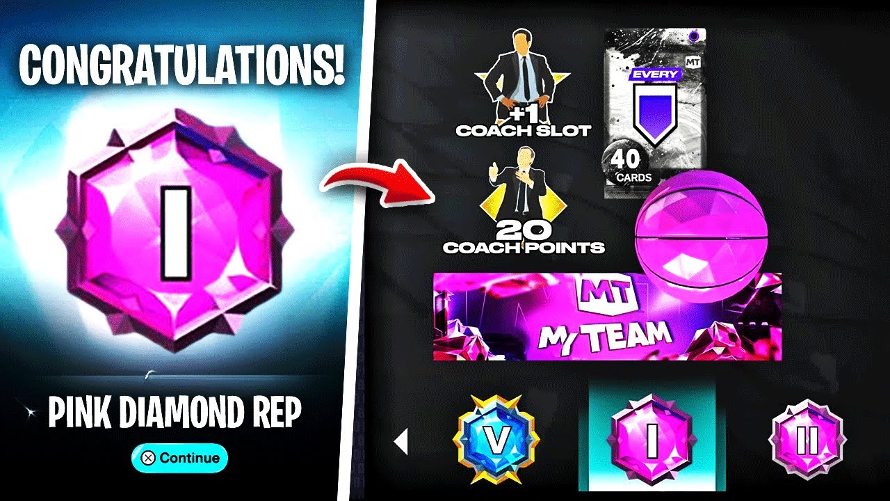 WE HIT PINK DIAMOND REP!! TIPS to REP Up in NBA 2k26 MyTEAM!
