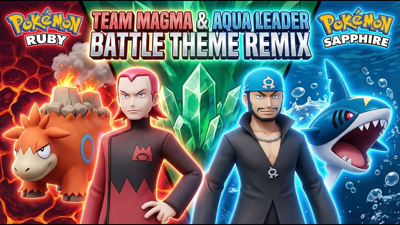 Pokémon Ruby/Sapphire/Emerald - Team Magma & Aqua Leader Battle Theme [EPIC VERSION]