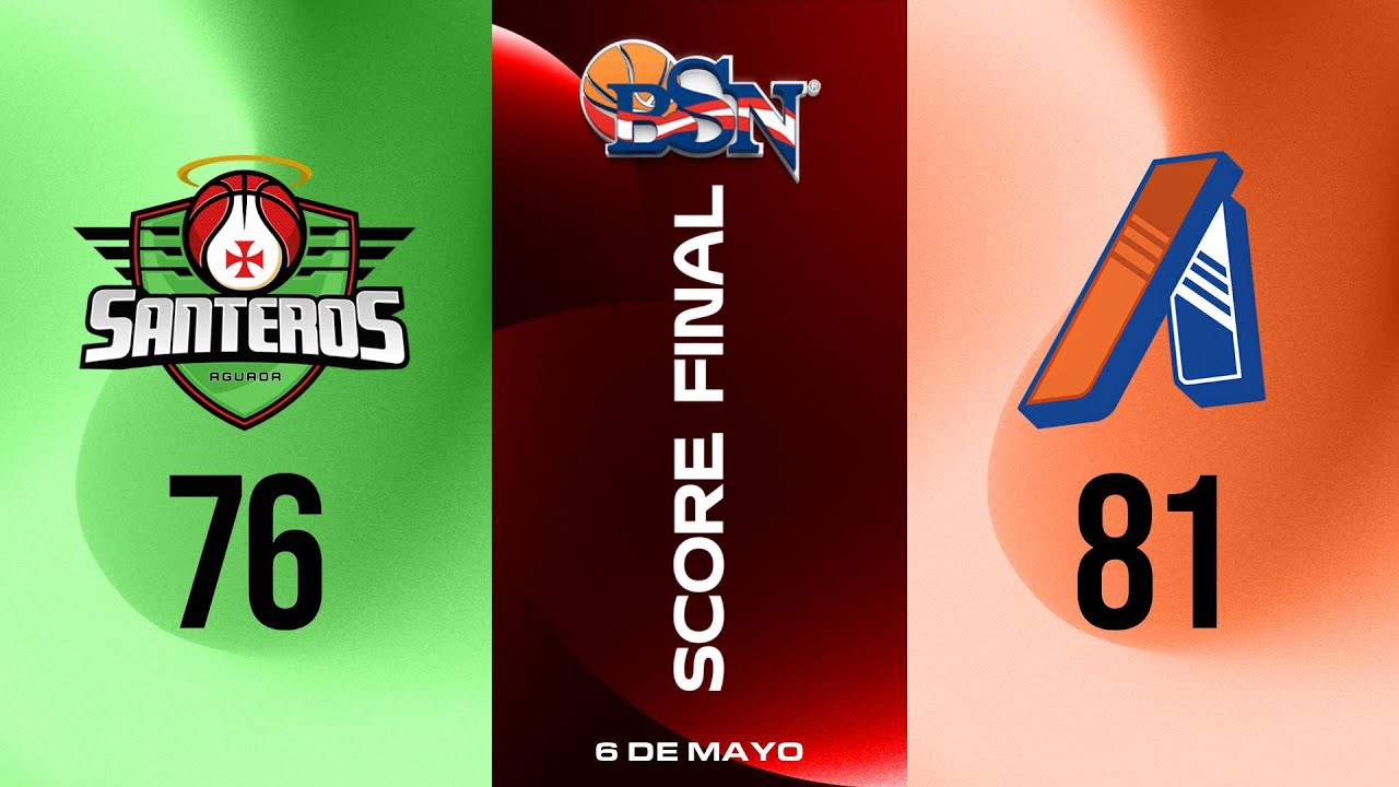 Santeros de Aguada vs. Atleticos de San German - Juego Resumido - BSN2026