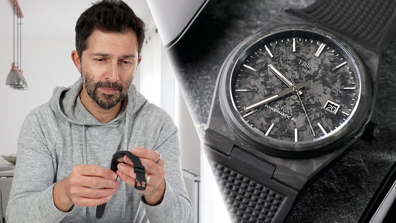 ЛУЧШИЕ часы Tissot PRX на сегодняшний день? Обзор новых часов PRX Powermatic 80 в цвете CARBON!
