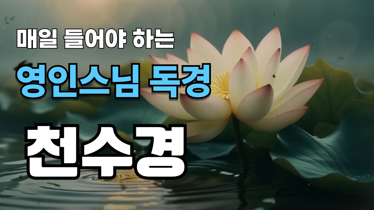 영인스님 천수경 독경 풀버전｜복덕·지혜 원만 성취 발원 #천수경#천수경독경#신묘장구대다라니#영인스님#불교독송#불교기도