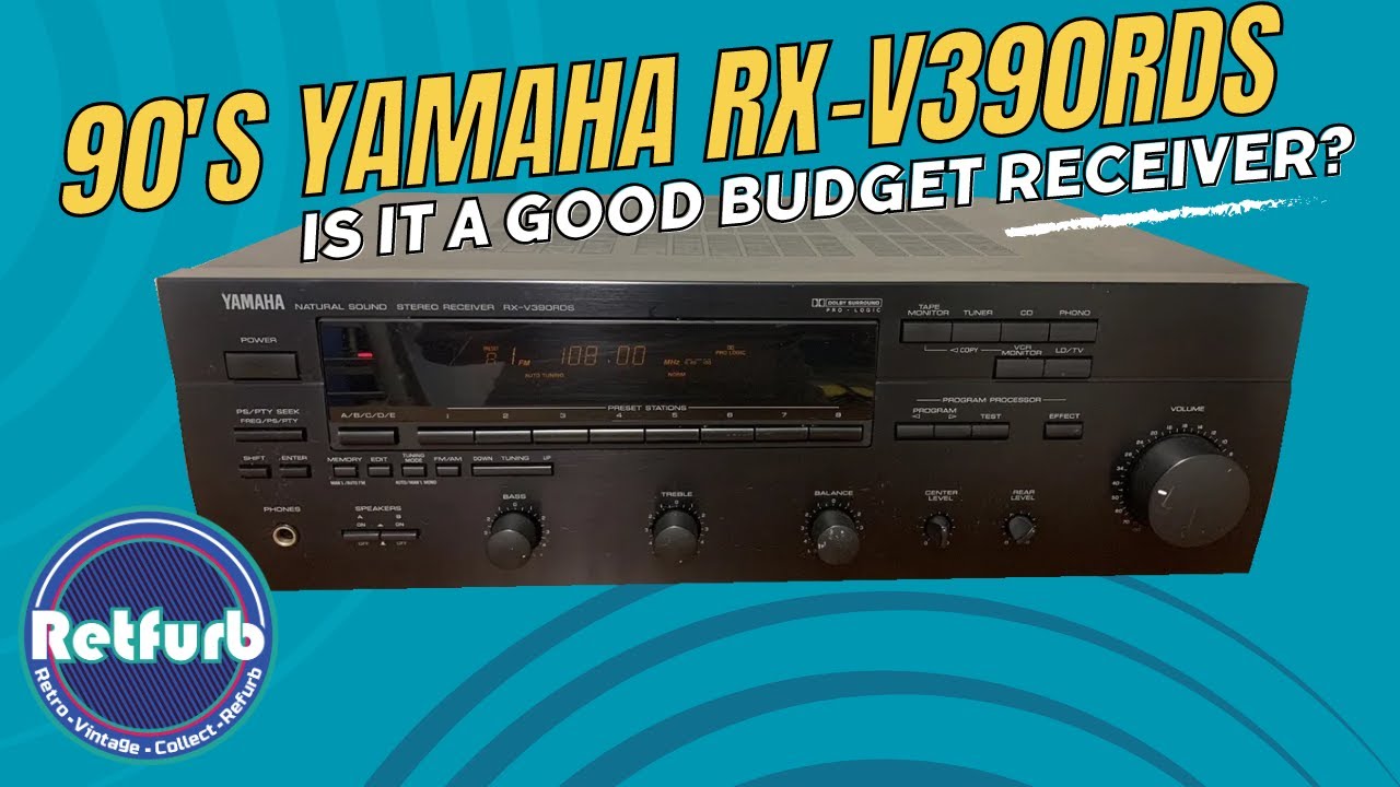 Yamaha RX-V390RDS Stereo Receiver Amplifier - A Brief Overview - Retfurb Audio Refurb