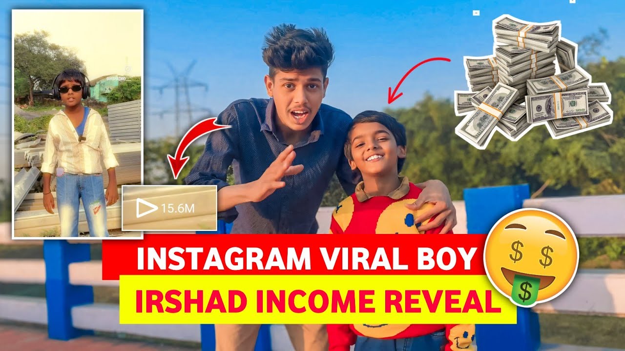 How To Viral Boy Instagram Irshad || Income Reveal 🤑