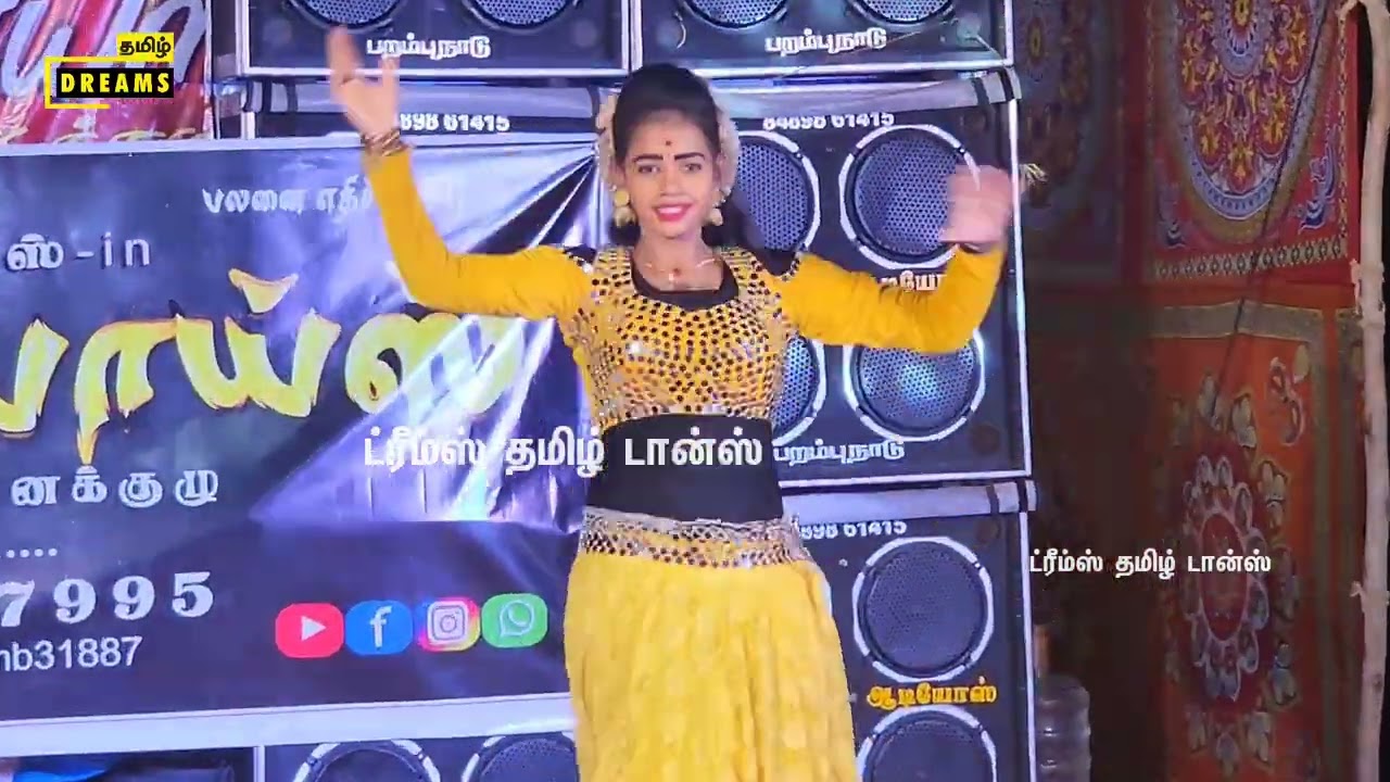 கருத்த மச்சான் | nila dance  | mirattal boys | dreams tamil dance | aadal padal live