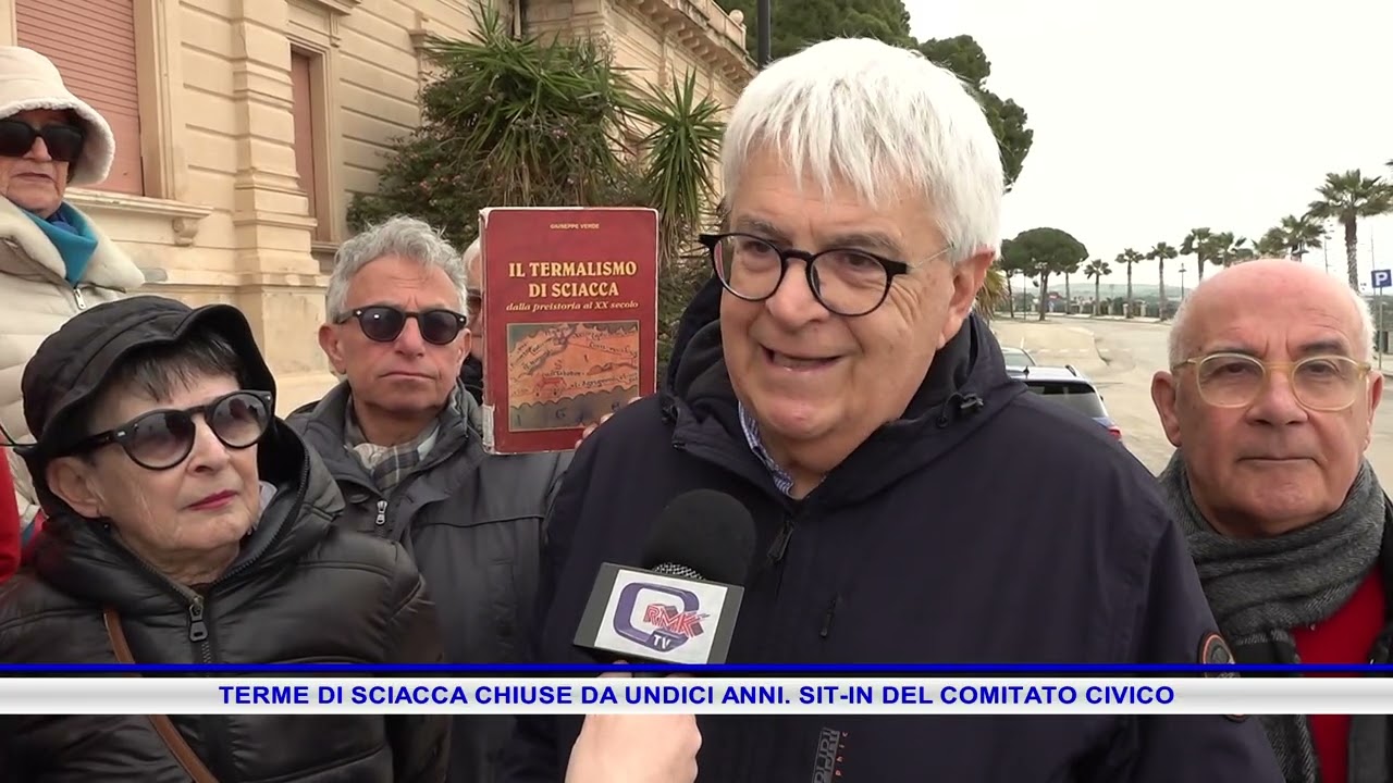 TERME DI SCIACCA CHIUSE DA UNDICI ANNI  SIT IN DEL COMITATO CIVICO