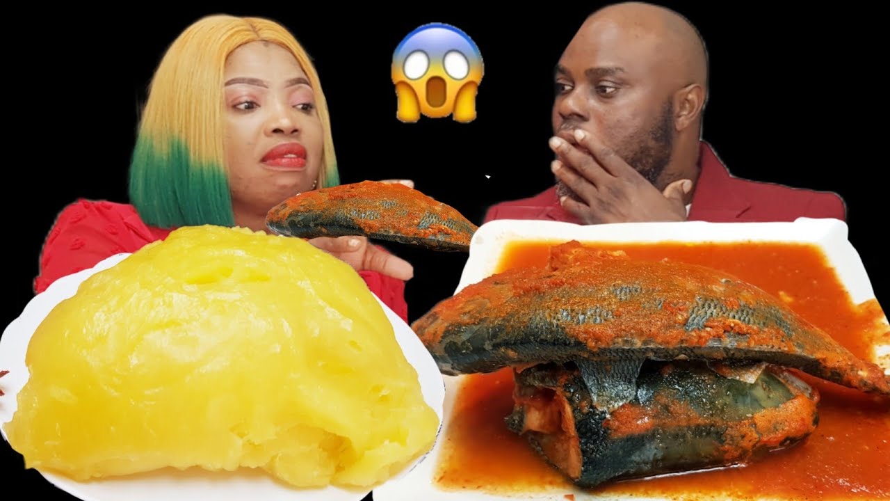 ANOTHER BIG WAHALA FROM MY WIFE WATCH TILL THE END | FISH PEPPER SOUP WITH STARCH | AFRICAN FOOD
