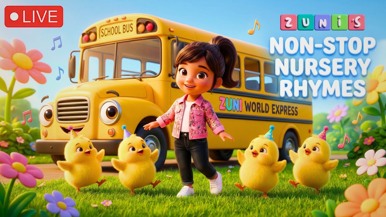 🔴 LIVE: Five Little Chicks | Wheels On The Bus | Kids Dance Along & More Non-Stop Nursery Rhymes