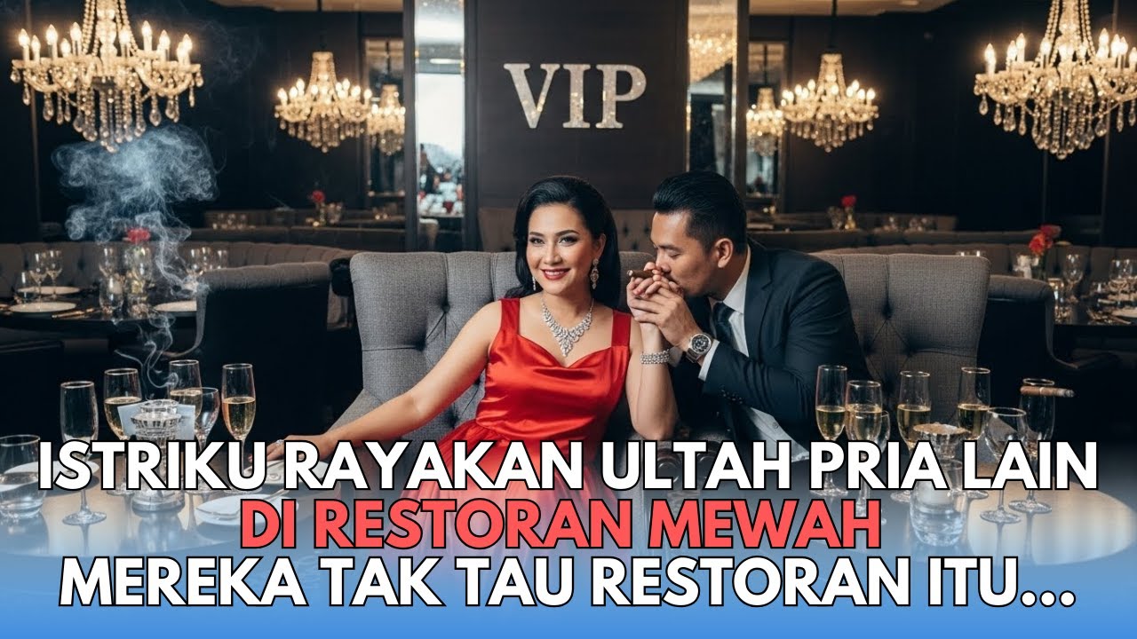 ISTRIKU RAYAKAN ULANG TAHUN SELINGKUHAN DIRESTO MEWAH, IA TAK TAU AKU PEMILIKNYA, KUBLOKIR KARTUNYA!