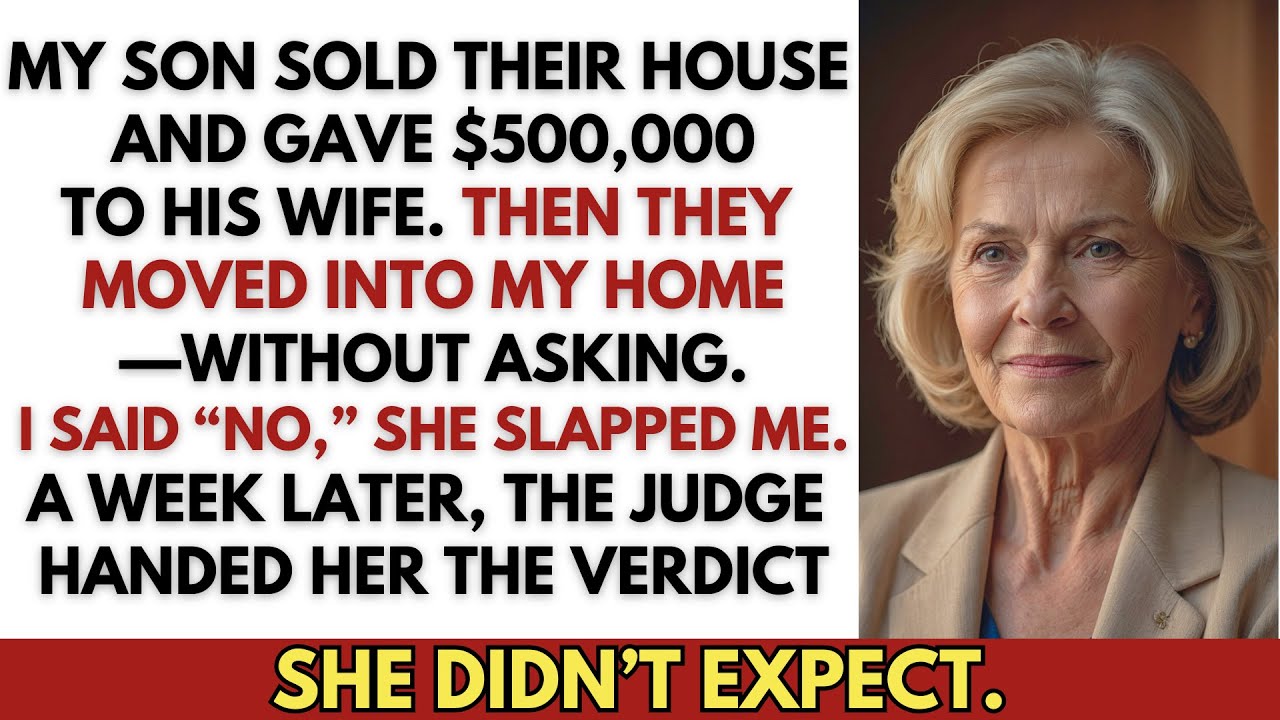 My Son Sold Their House and Gave $500,000 for My Daughter-in-Law to Spend. Then, They Came to Live