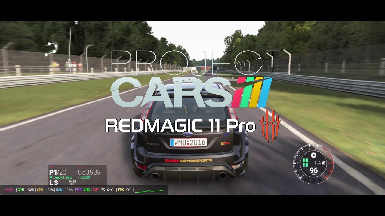 Project Cars on the RedMagic 11 Pro (Snapdragon 8 Elite Gen 5)