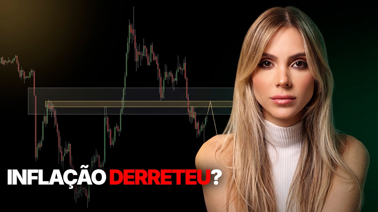 BITCOIN CAIU COM INFLAÇÃO AMERICANA! O QUE VEM AGORA?