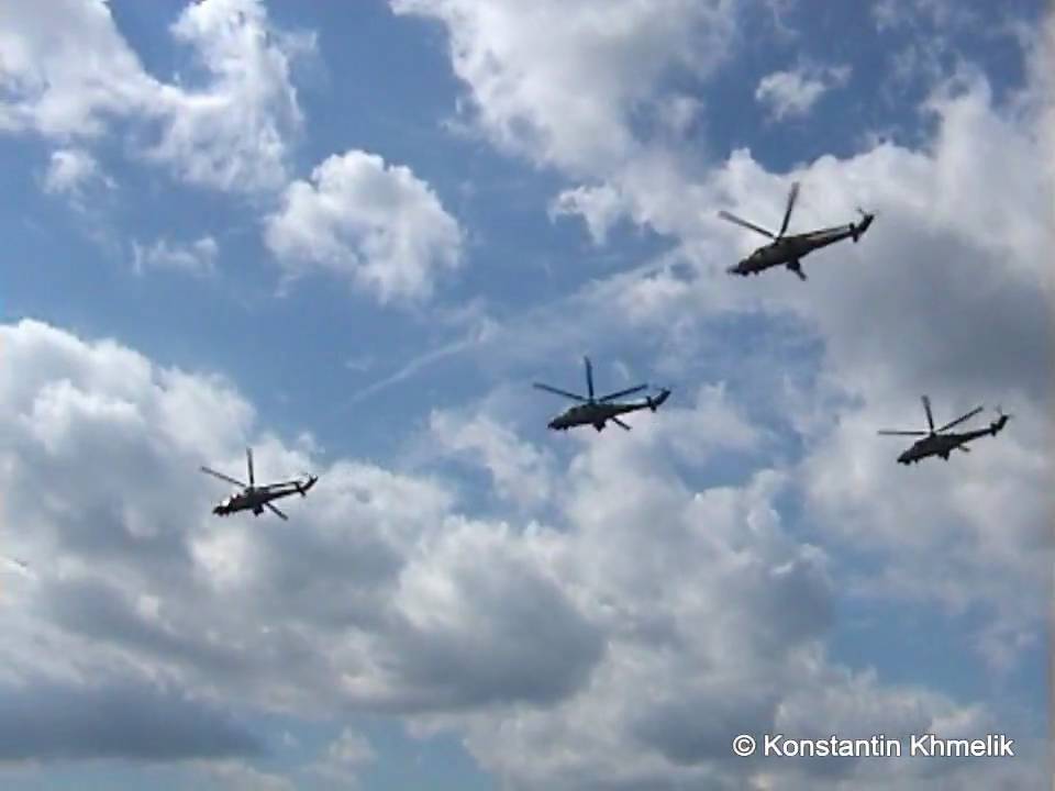Беркуты Ми-24 Монино 2005 часть 2