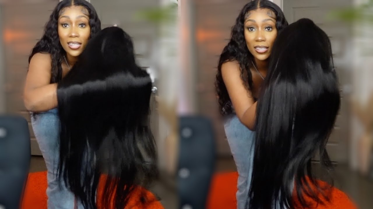 250% DENSITY ULTRA THICK 40 INCH 13X4 LACE FRONTAL WIG UNBOXING CHEAP ALIEXPRESS WIG SILKWAVE HAIR