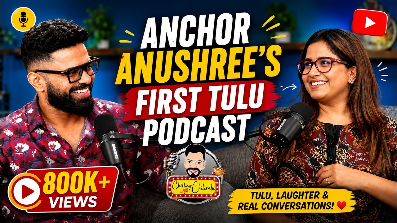 Anchor Anushree for the first time in Tulu😍🔥