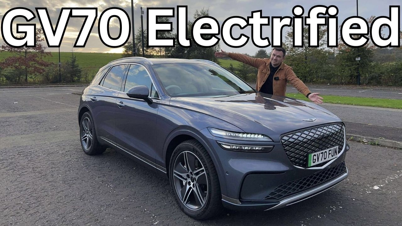 Обзор электрифицированного Genesis GV 70 2025 года в Великобритании