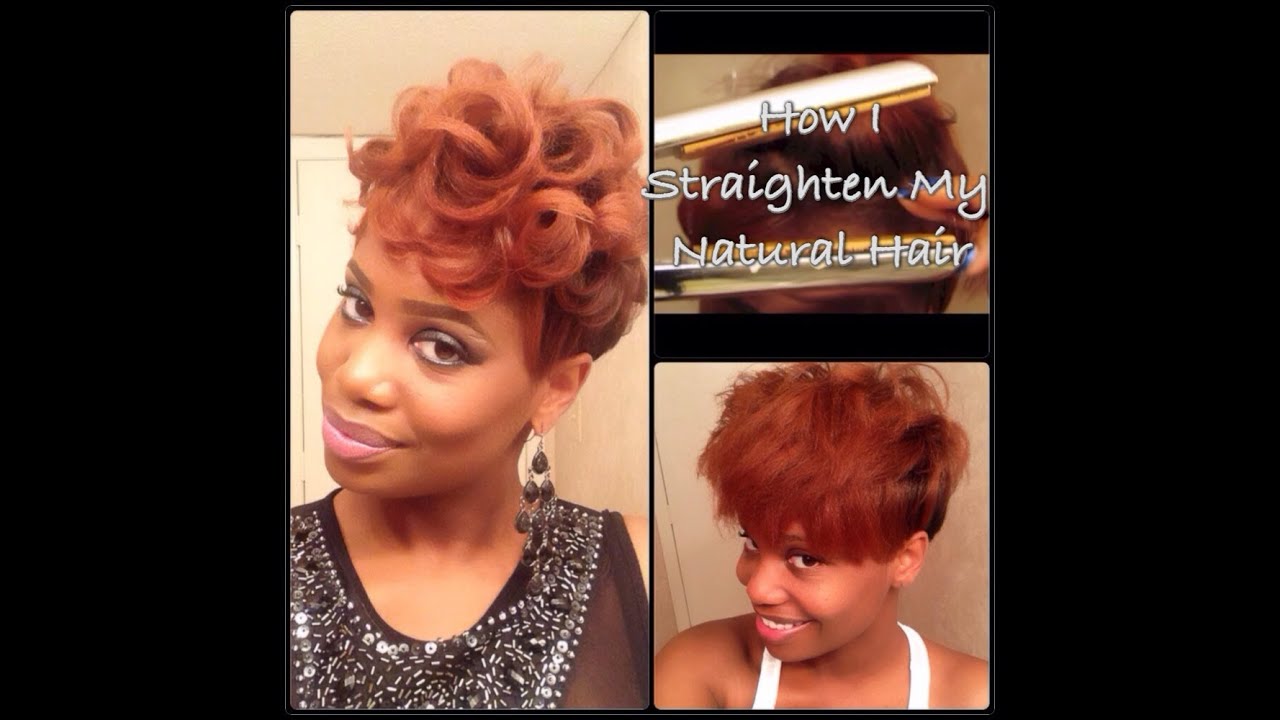 Process: How I Straighten My Tapered Natural Hair