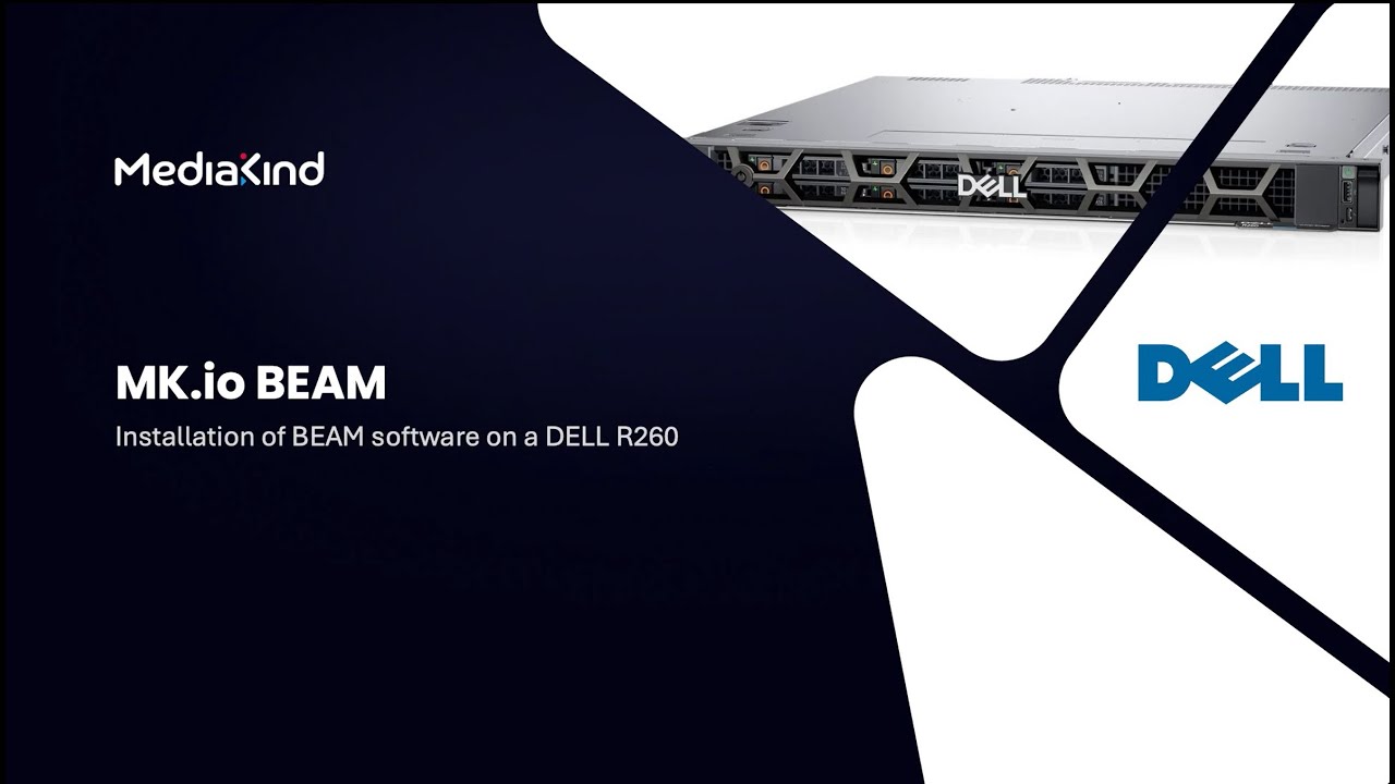MK.IO Beam server installation | Dell R260 walkthrough