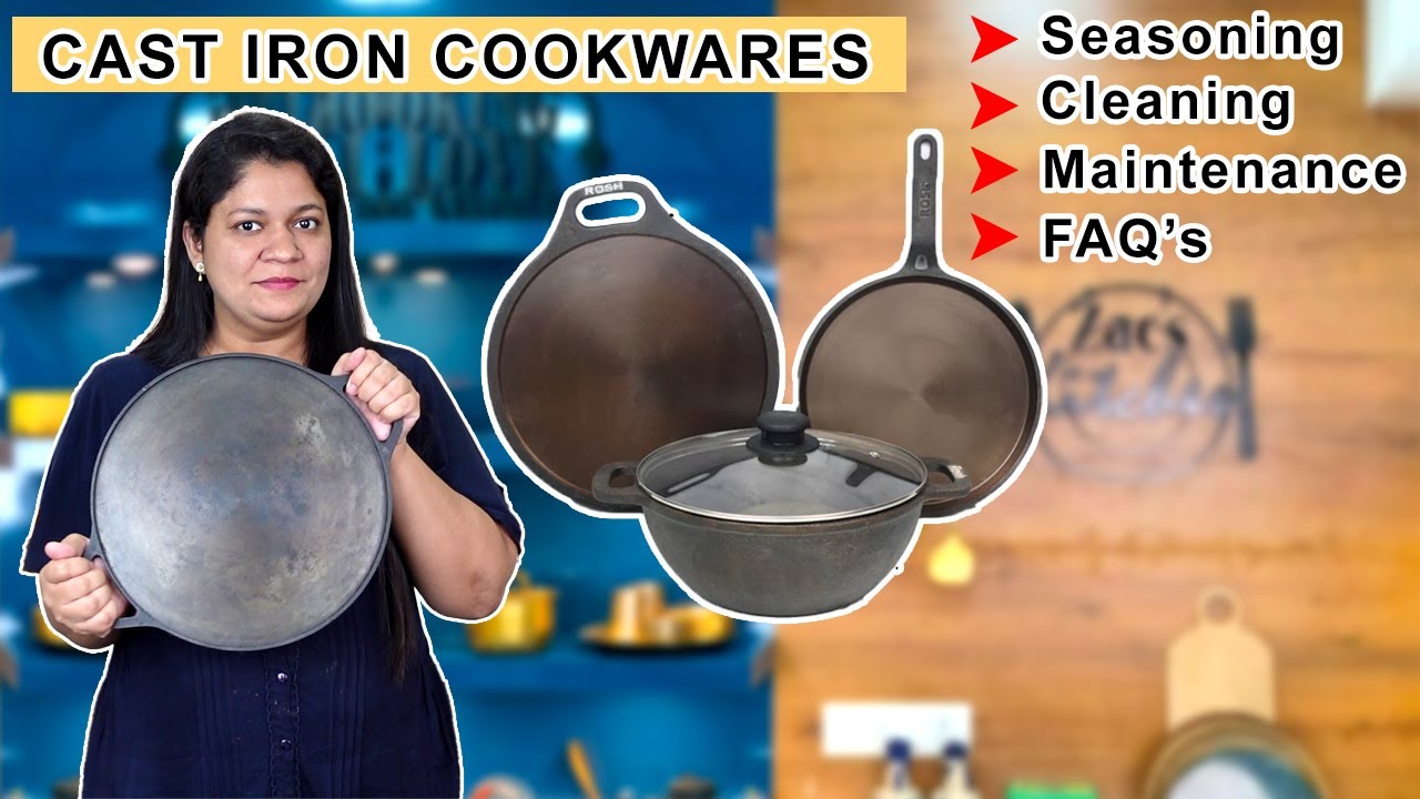 இரும்பு பாத்திரங்களை பழக்குவது எப்படி/ Cast Iron Seasoning in Tamil how to season cast iron in tamil