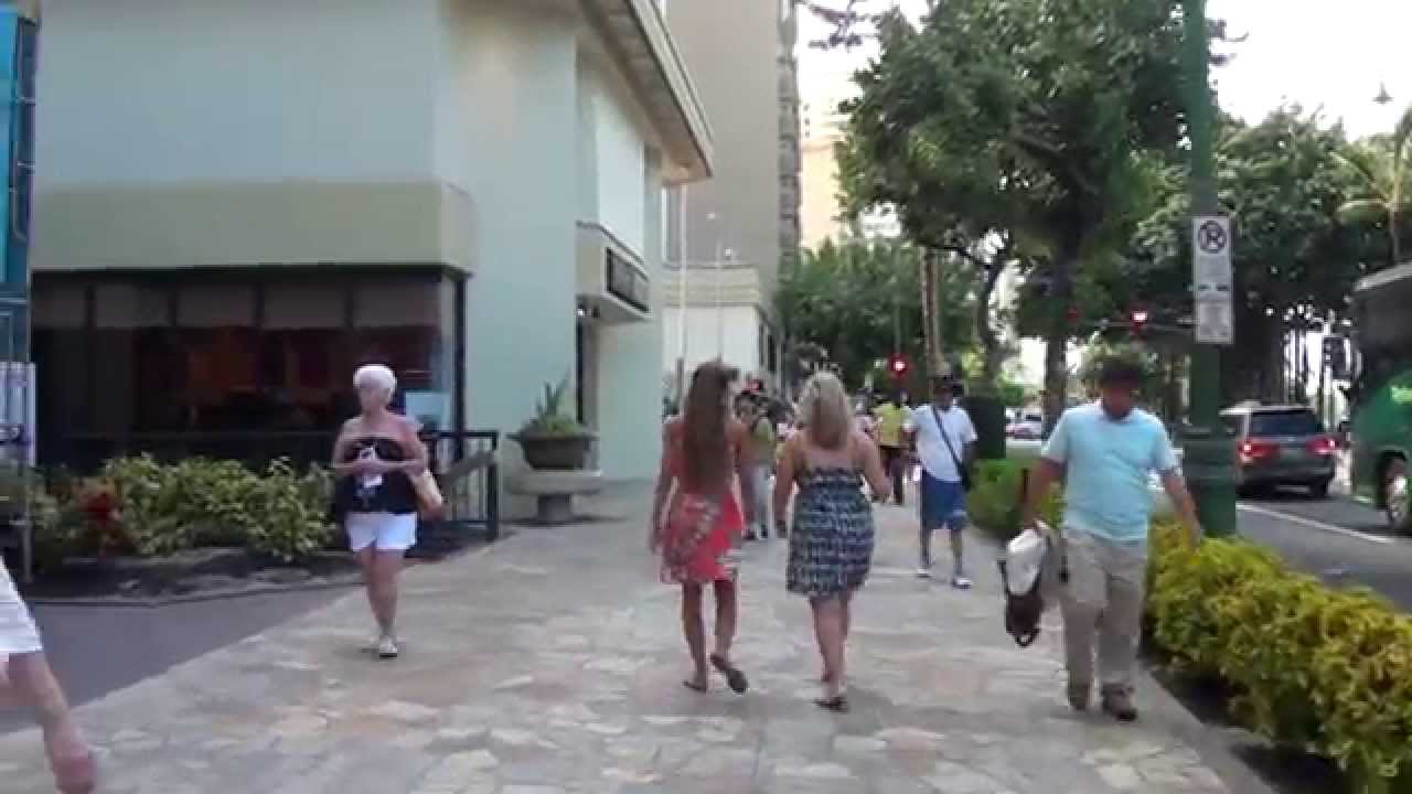 Hawaii Day 2 - Part 1 ~ ワイキキ散歩 Walking in Waikiki ~