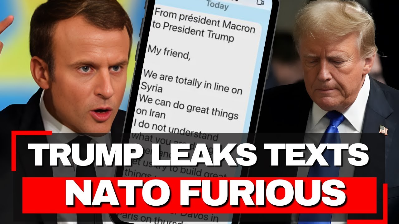 Trump LEAKS Macron's Private Diplomatic Messages - Greenland Crisis EXPLODES
