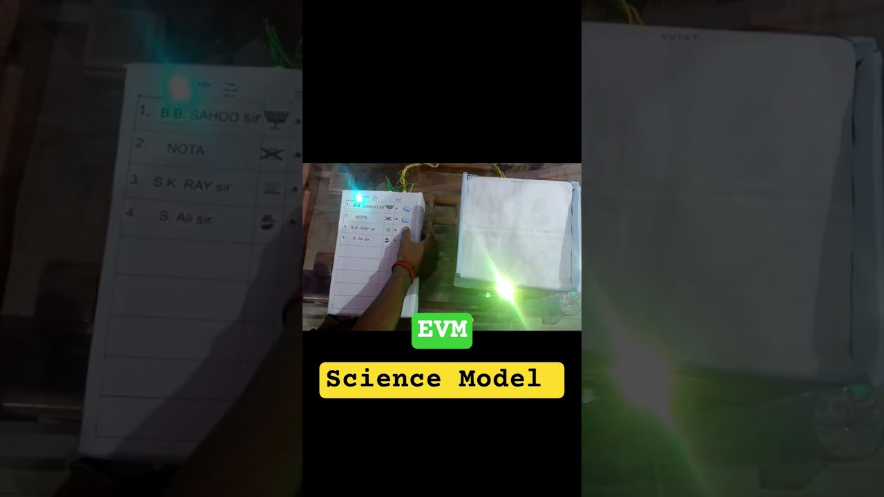 EVM #evm #machine #scienceexhibition #project #shorts