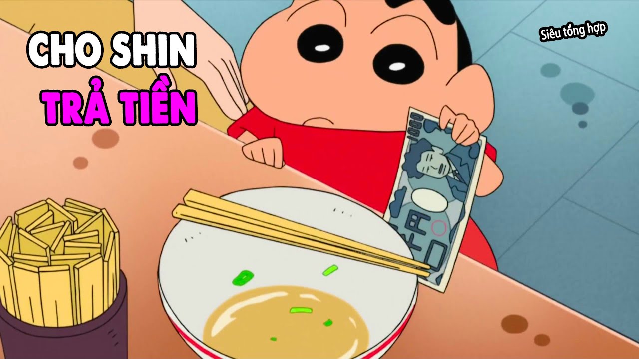 Siêu Tổng Hợp Shin #133- Thử Thách Cấm Cười Khi Ăn | Shin Tập Mới Để Ăn Cơm | Shin Cậu Bé Bút Chì
