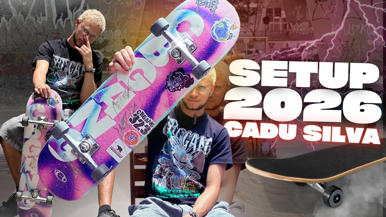 ESSE É O SKATE PRO DO CADU SILVA EM 2026 😱 - cbskateshop.com.br
