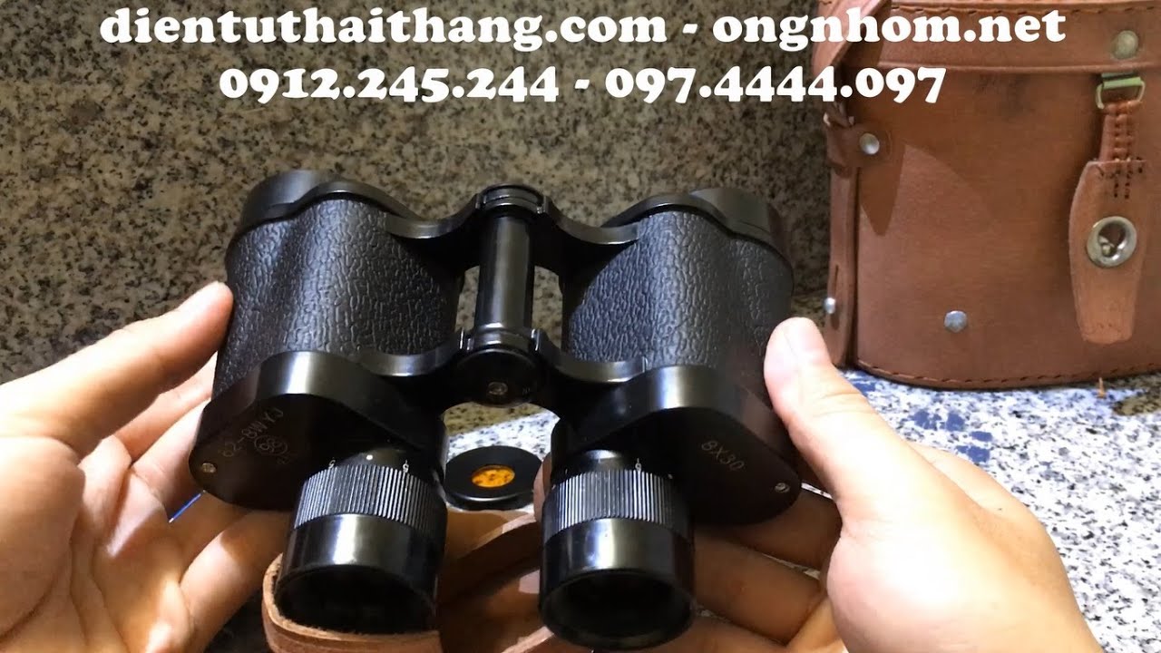 Ống nhòm quân sự Nga có vạch ly giác Baigish (98) 8x30, thiết kế cổ điển, kính pha lê siêu sáng.
