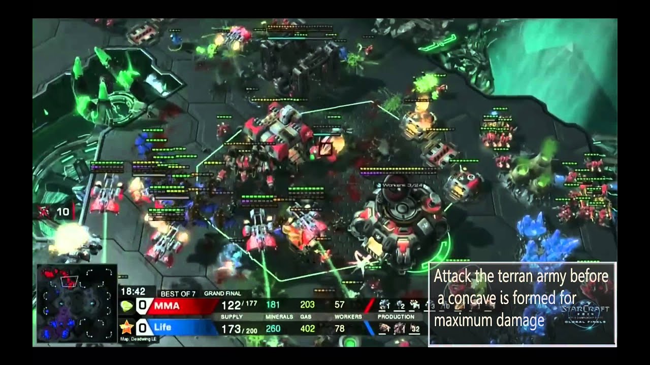 CTRL#3 How to micro Bio Mine vs Ling bane armies (from both sides)