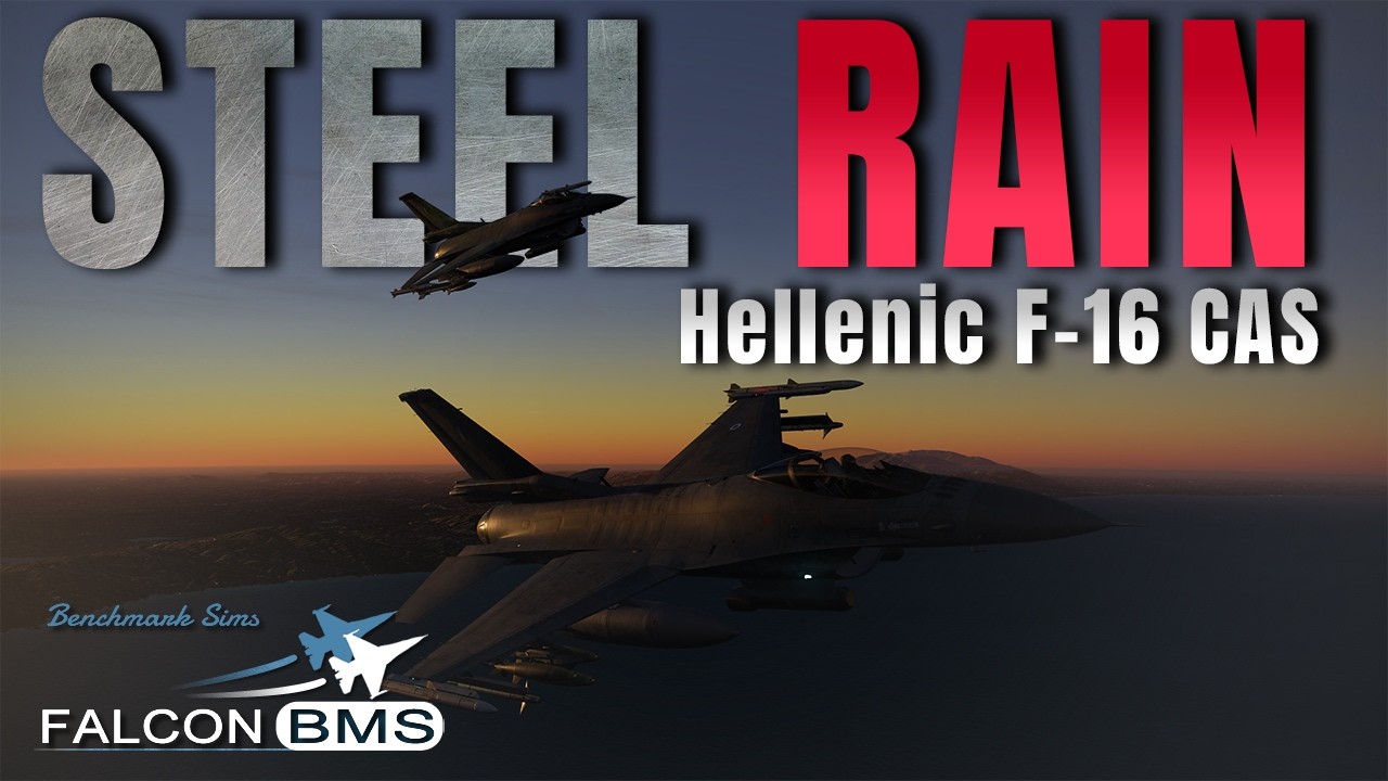 Greek F-16s Bring Steel Rain | Aegean War Falcon BMS 4.38