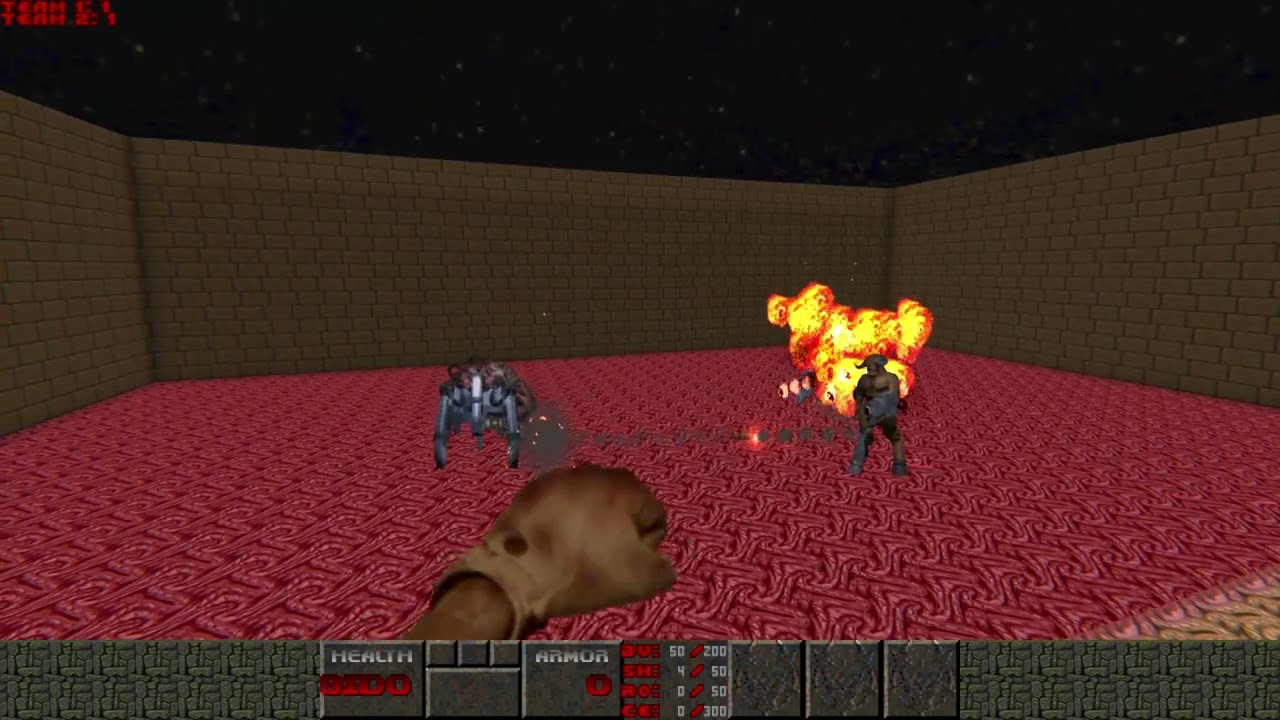 Cyberdemon VS Spider Mastermind Duo | Brutal Doom 64