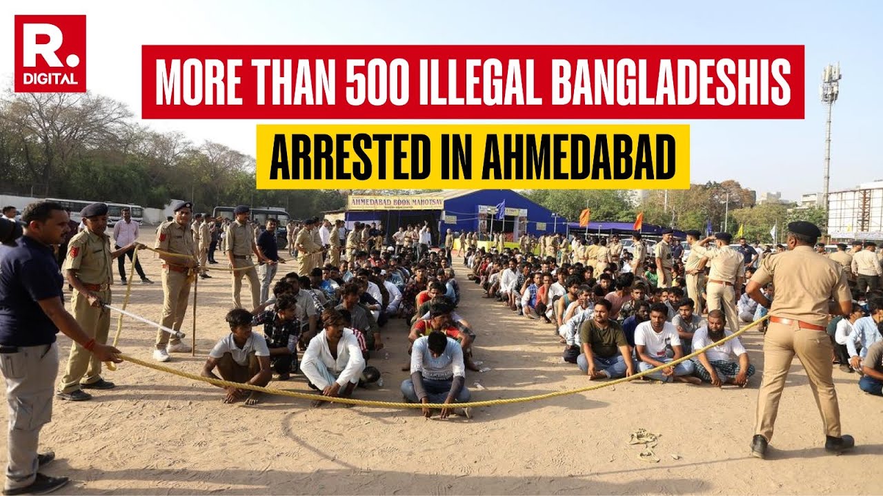 India Cracks Down On Illegal Immigrants, More Than 500 Bangladeshis Arrested In Ahmedabad | Gujarat