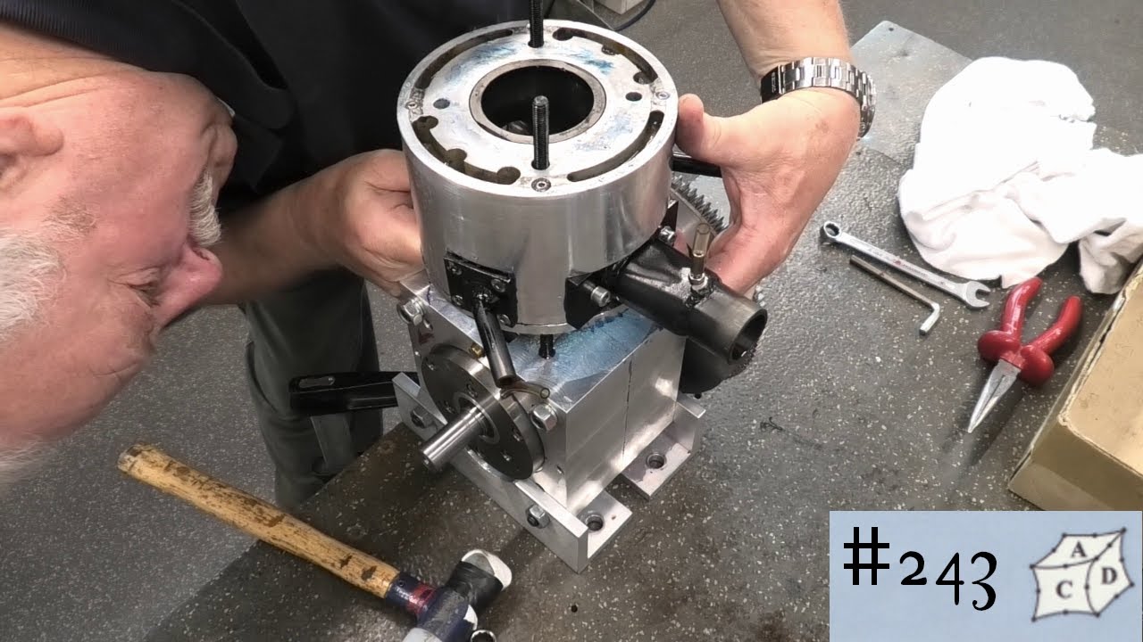 Revision und Dauerlauf Zweitaktmotor