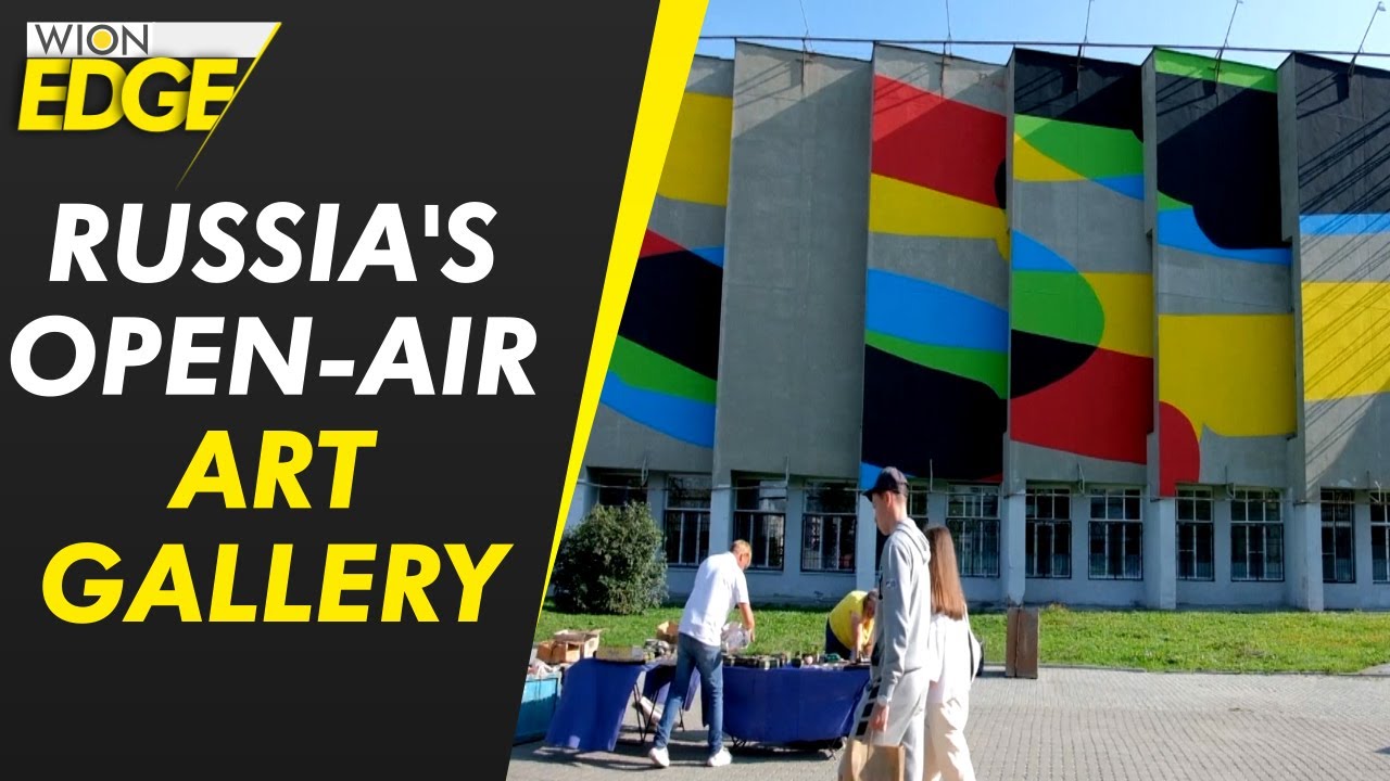 Street art festival turns Russian city into open-air art gallery