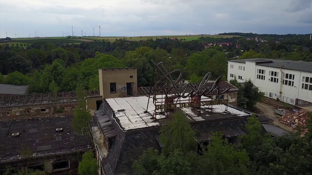VOIGTographie Alte Molkerei Aschersleben Luftaufnahmen Lost Place