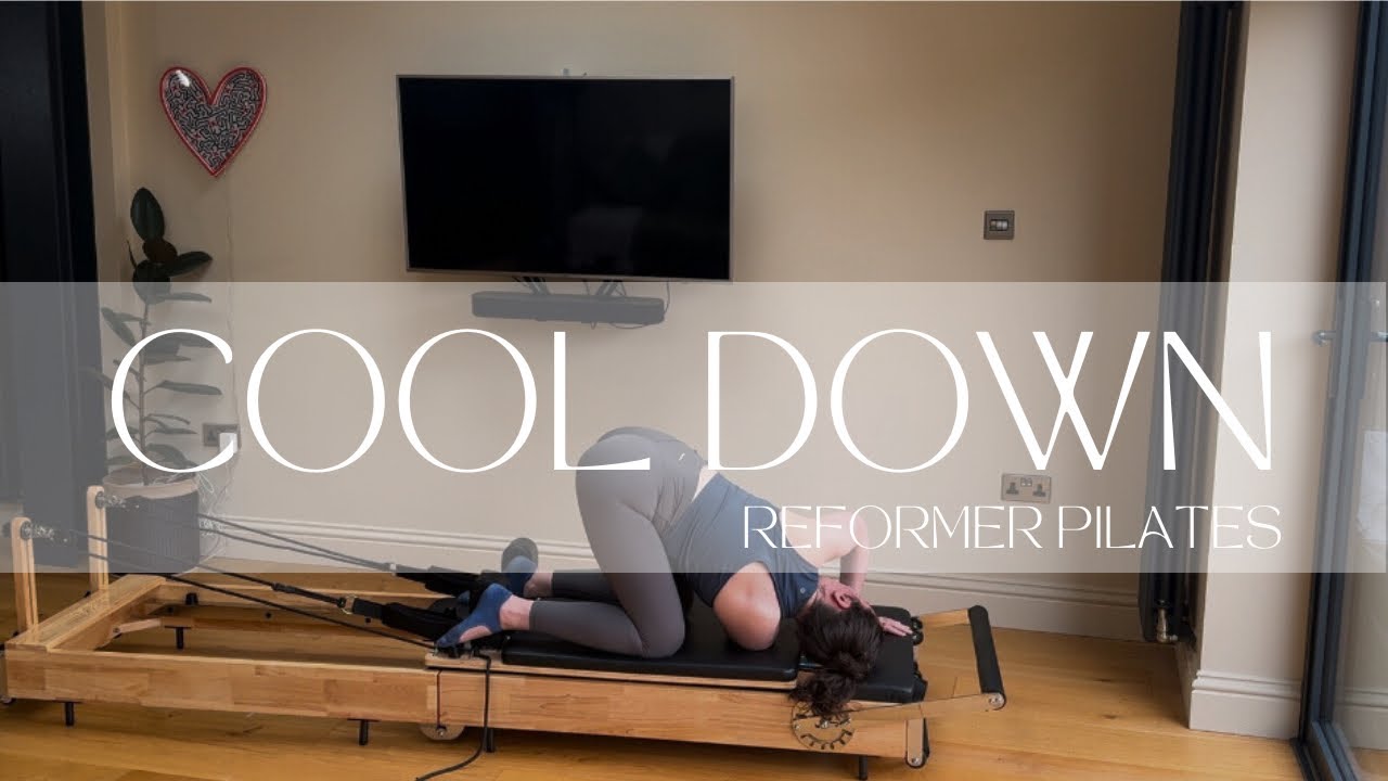 Reformer Pilates end of session stretch I EMILYJPILATES