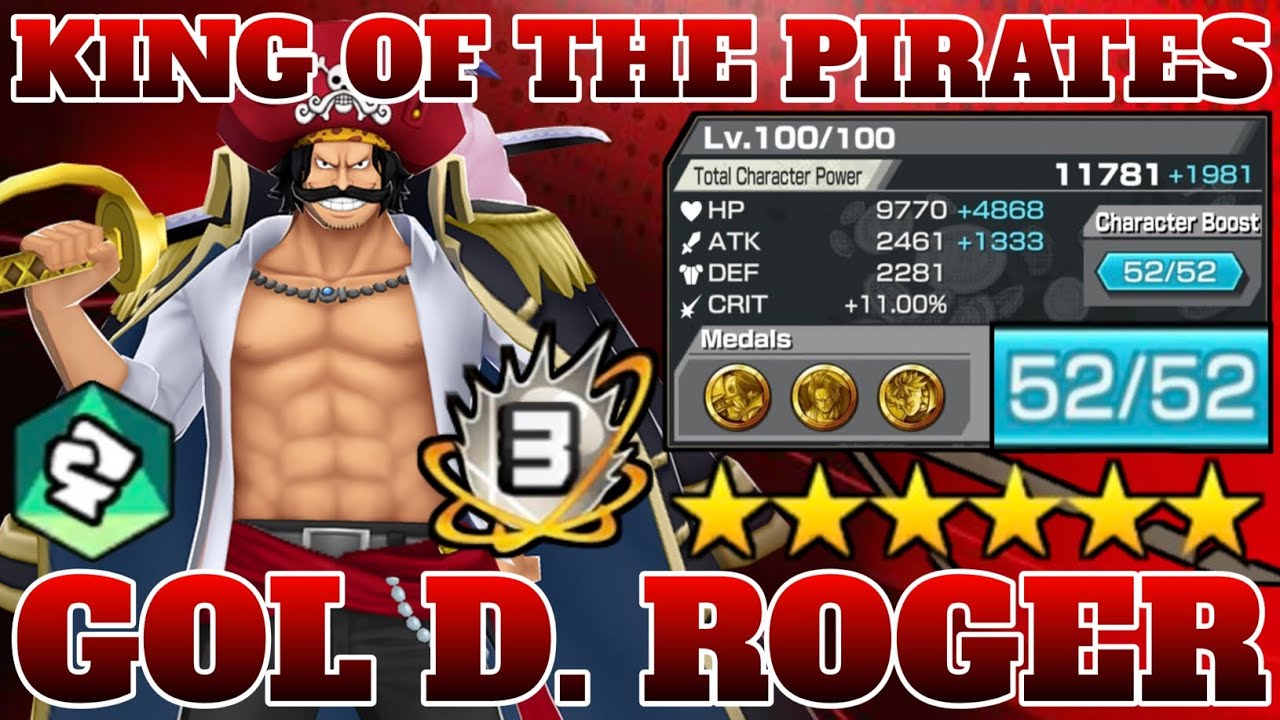 GOL D. ROGER KING OF THE PIRATES GAMEPLAY | ONE PIECE BOUNTY RUSH | OPBR