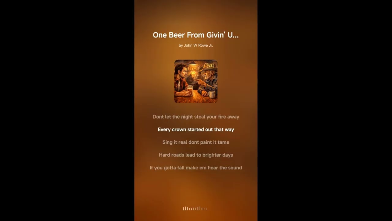 One Cold Beer From Givin' UP