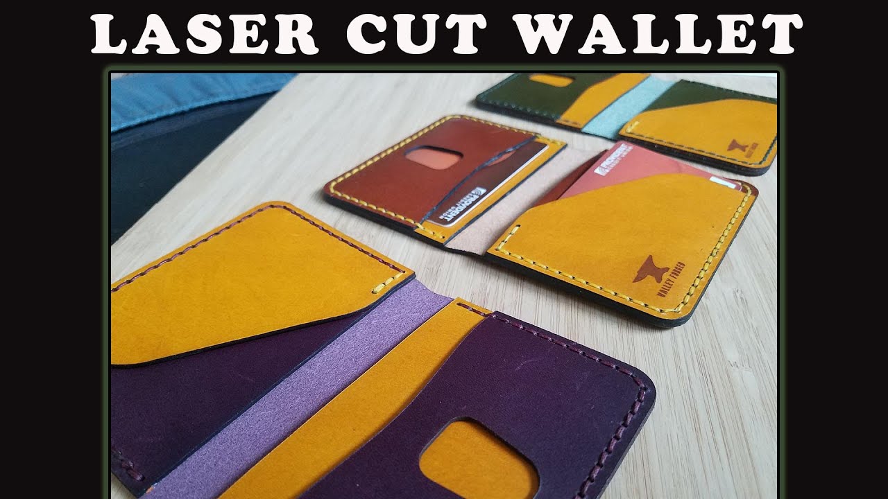 Make a Leather Wallet with your Laser Cutter / Engraver (Diode or Co2)