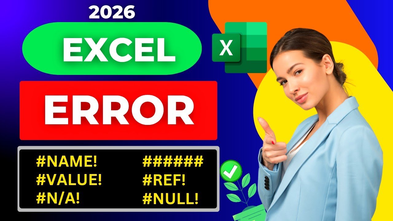 Excel Error Fix in Hindi | #VALUE #REF Error कैसे ठीक करें (Easy Trick)