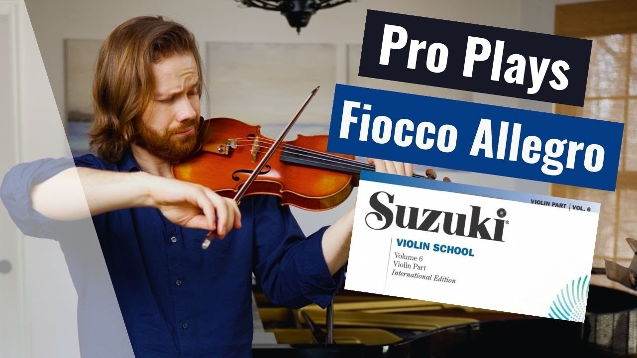PRO plays | Fiocco Allegro | Suzuki Violin Book 6 | Solo Violin