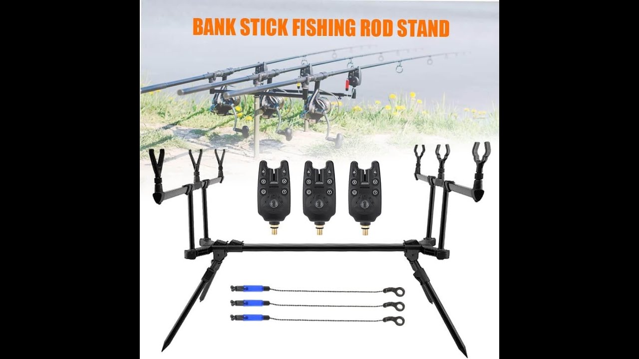 Taruor Adjustable Retractable Carp Fishing Rod Stand