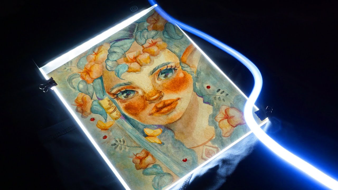 ✨  DIBUJANDO con una MESA de LUZ | Review y Dibujo