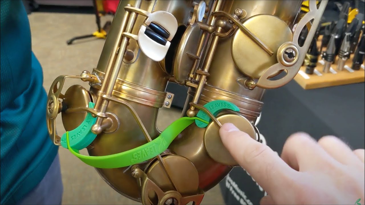 How to use Key Leaves sax key props on the Eastman 52nd Street Tenor Sax