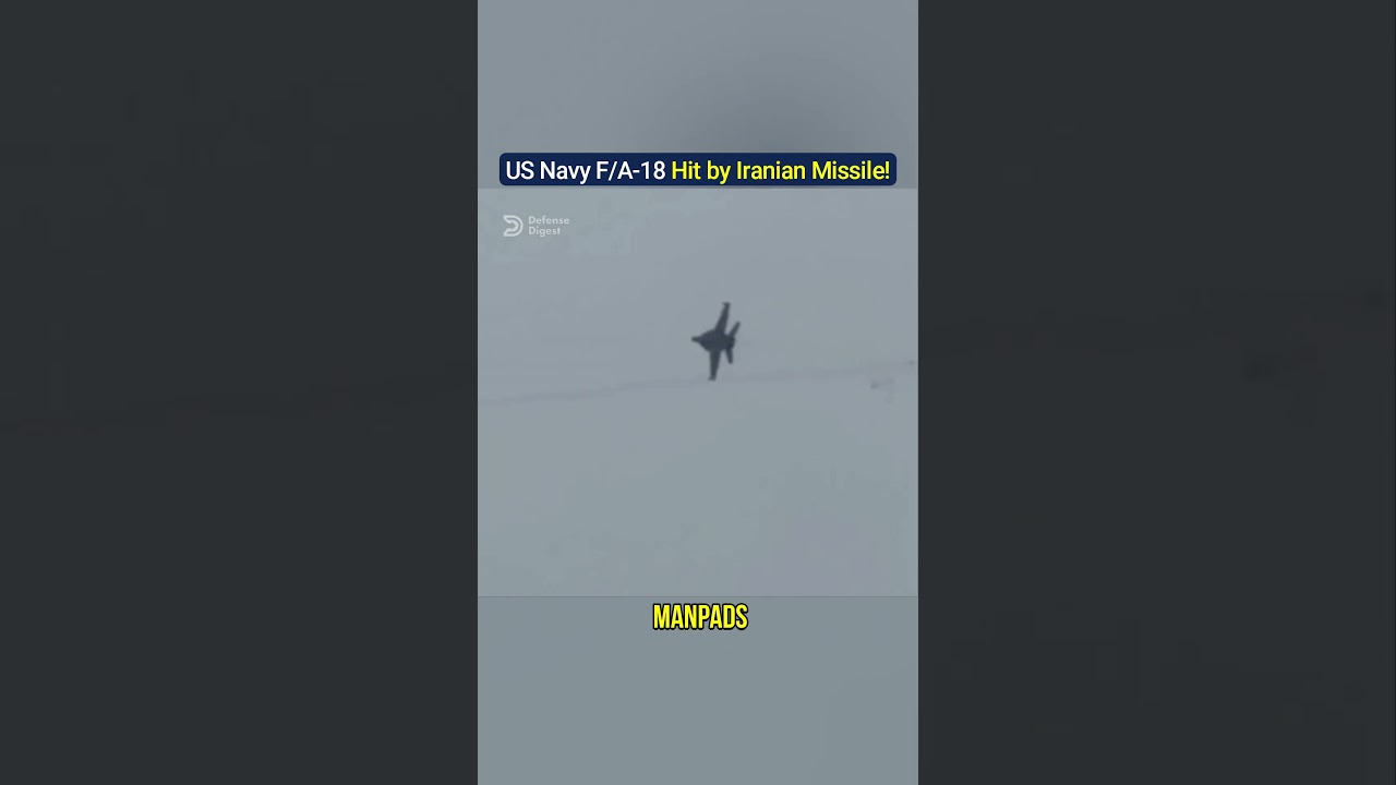 Истребитель F/A-18 ВМС США сбит иранской ракетой!
