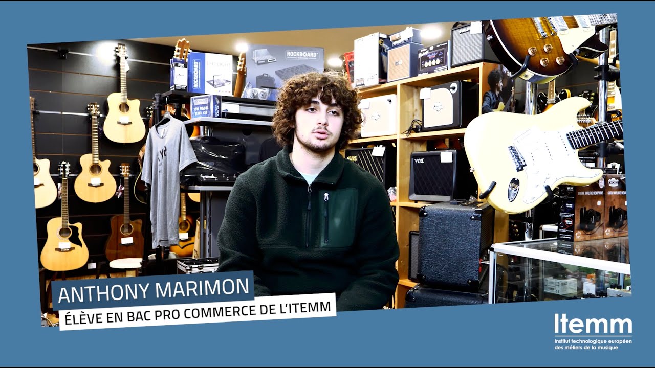 Le titre RNCP Manager d’Unité Marchande (MUM) vu par Anthony Marimon élève en Bac pro à l'ITEMM