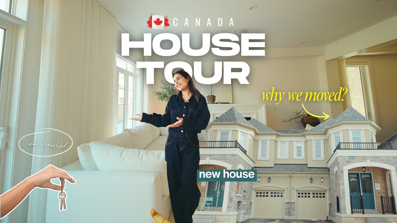 HOUSE TOUR!!! Inside Our New Home in Canada 🇨🇦